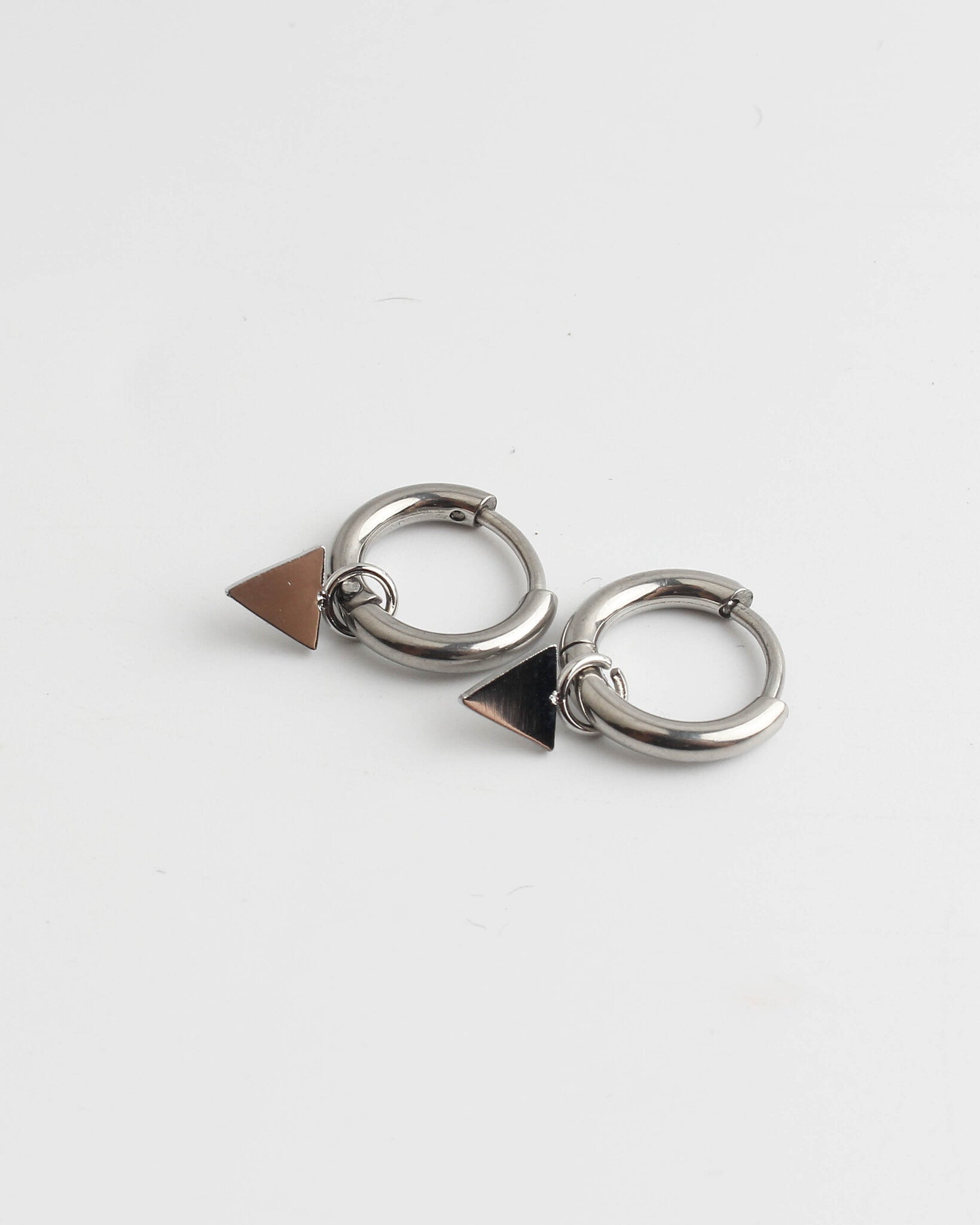 Little Triangle - Earrings - Stainless Steel