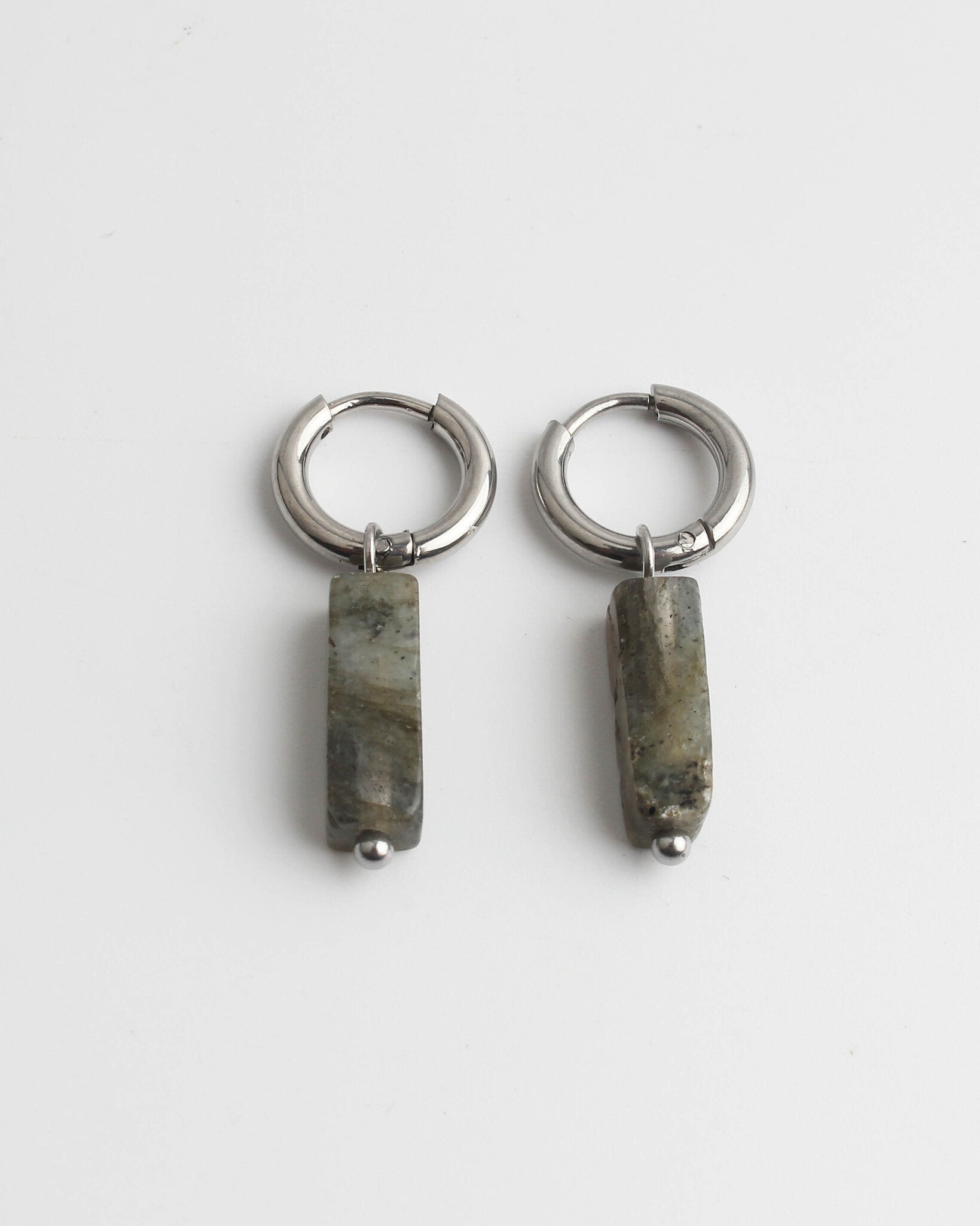 Dora - Pendientes - Piedra natural - Acero inoxidable