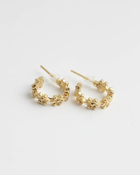 Little Daisy Hoops - Ohrringe - Edelstahl