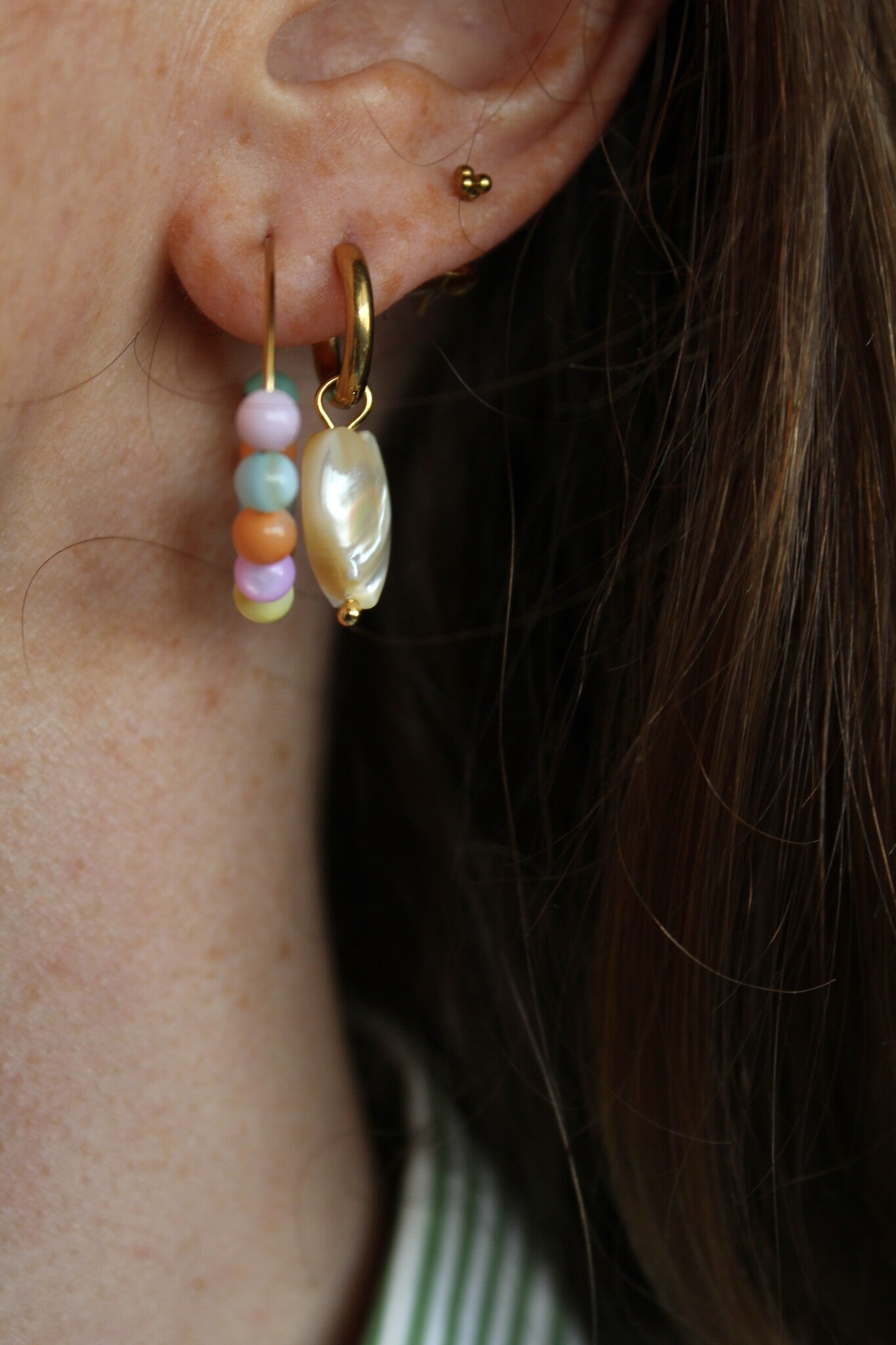 Neah - Pendientes - Acero inoxidable