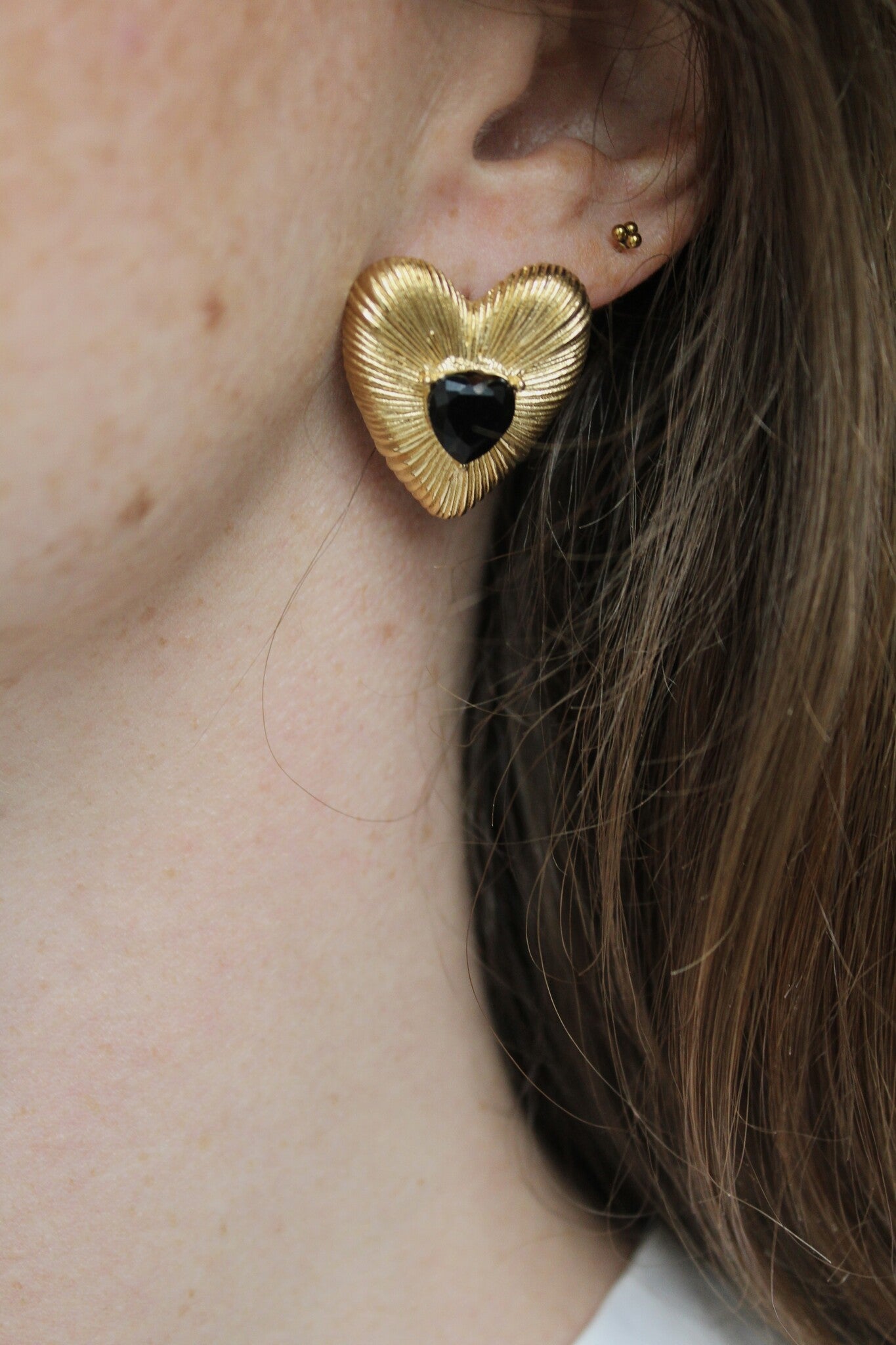 Doting Heart - Pendientes - Acero inoxidable