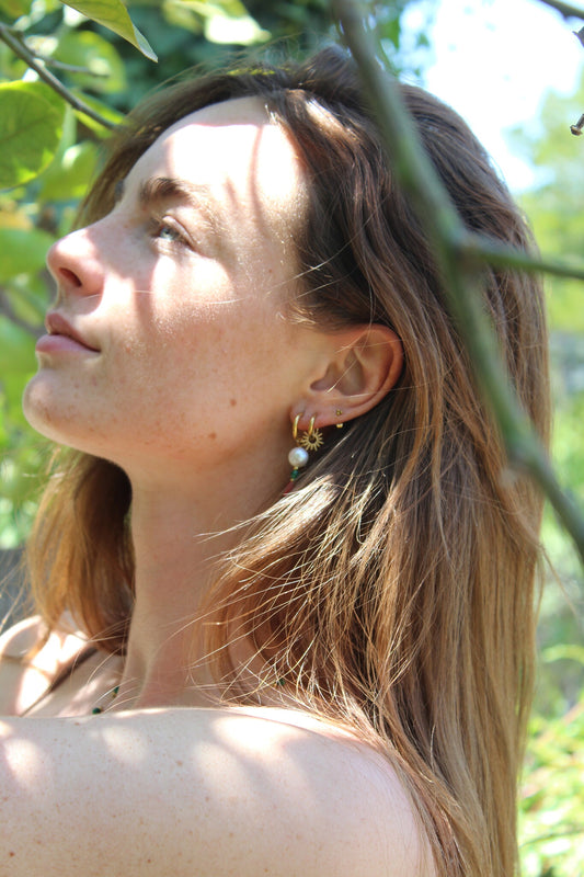 Here Comes The Sun - Earrings - Stainless Steel