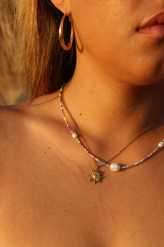 Perlas, perlas, perlas - Collar - Acero inoxidable