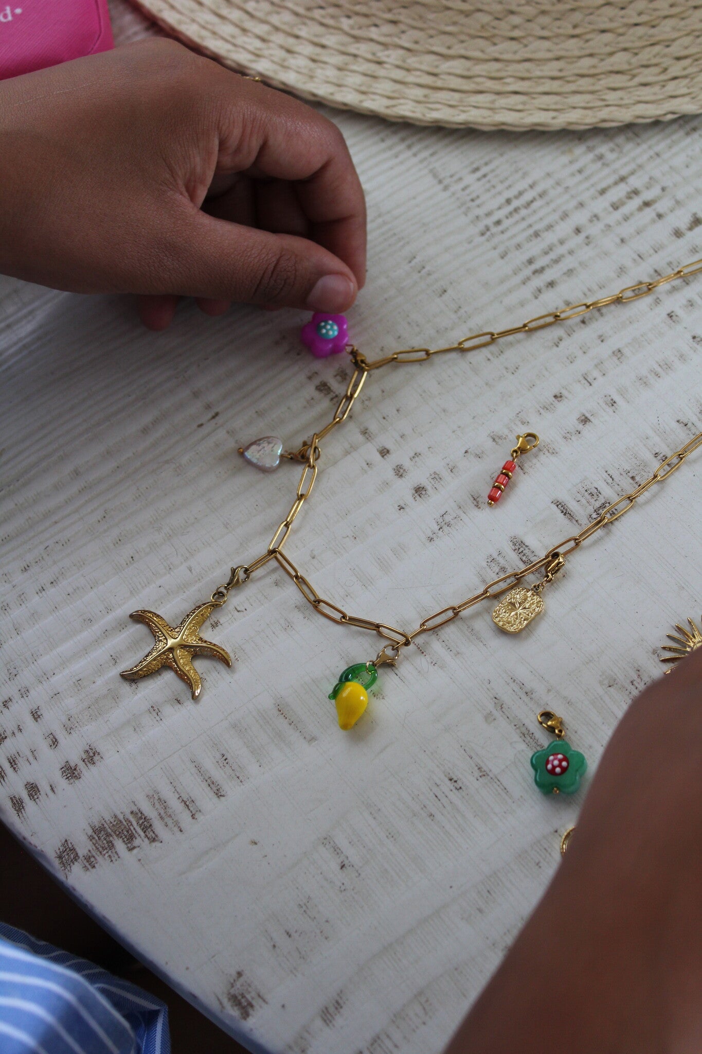 Concha de playa - Charm - Design Your Own - Acero inoxidable