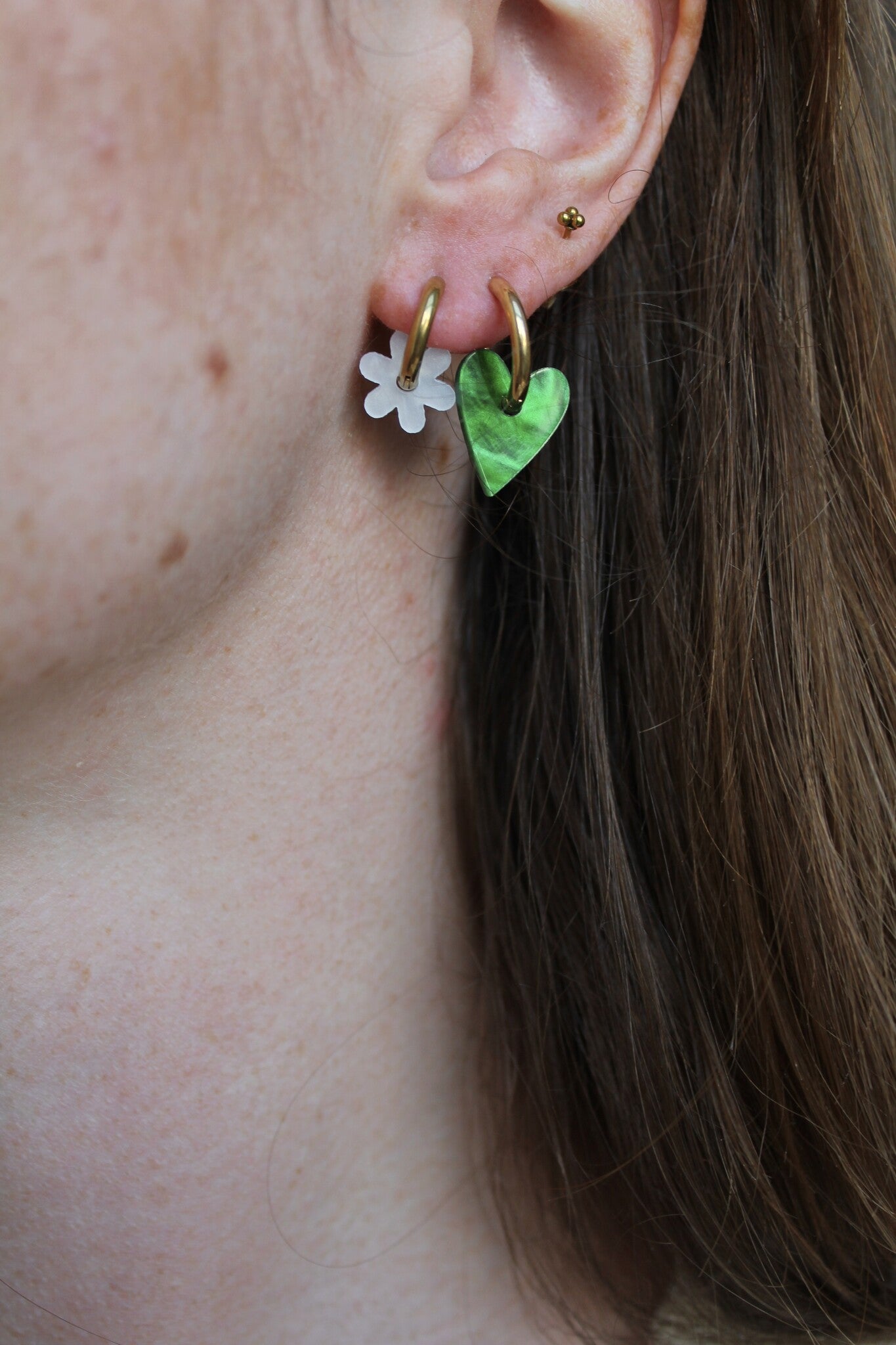 Hanne - Pendientes - Acero inoxidable