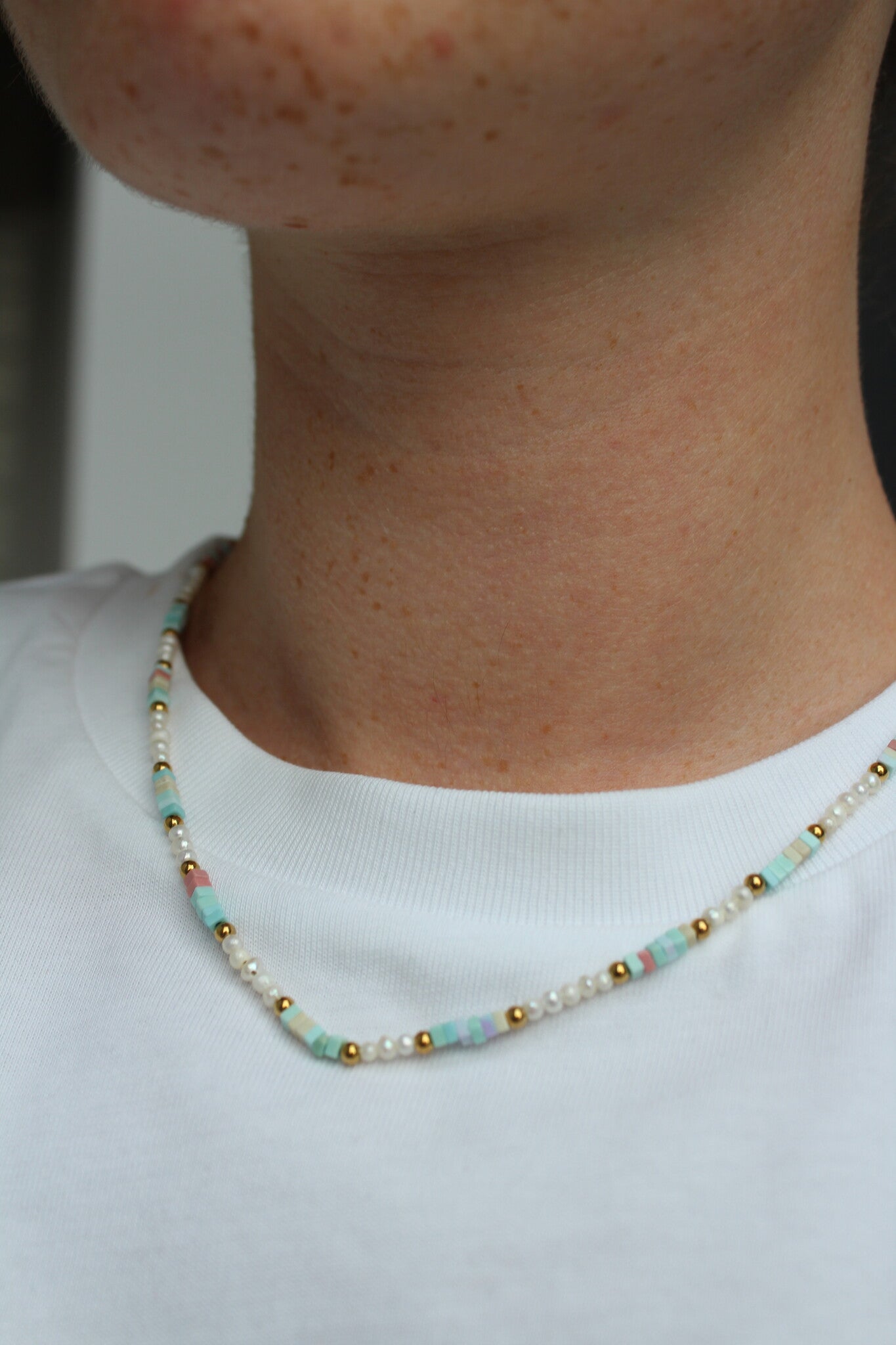 Subtle Pearl - Collar - Acero inoxidable