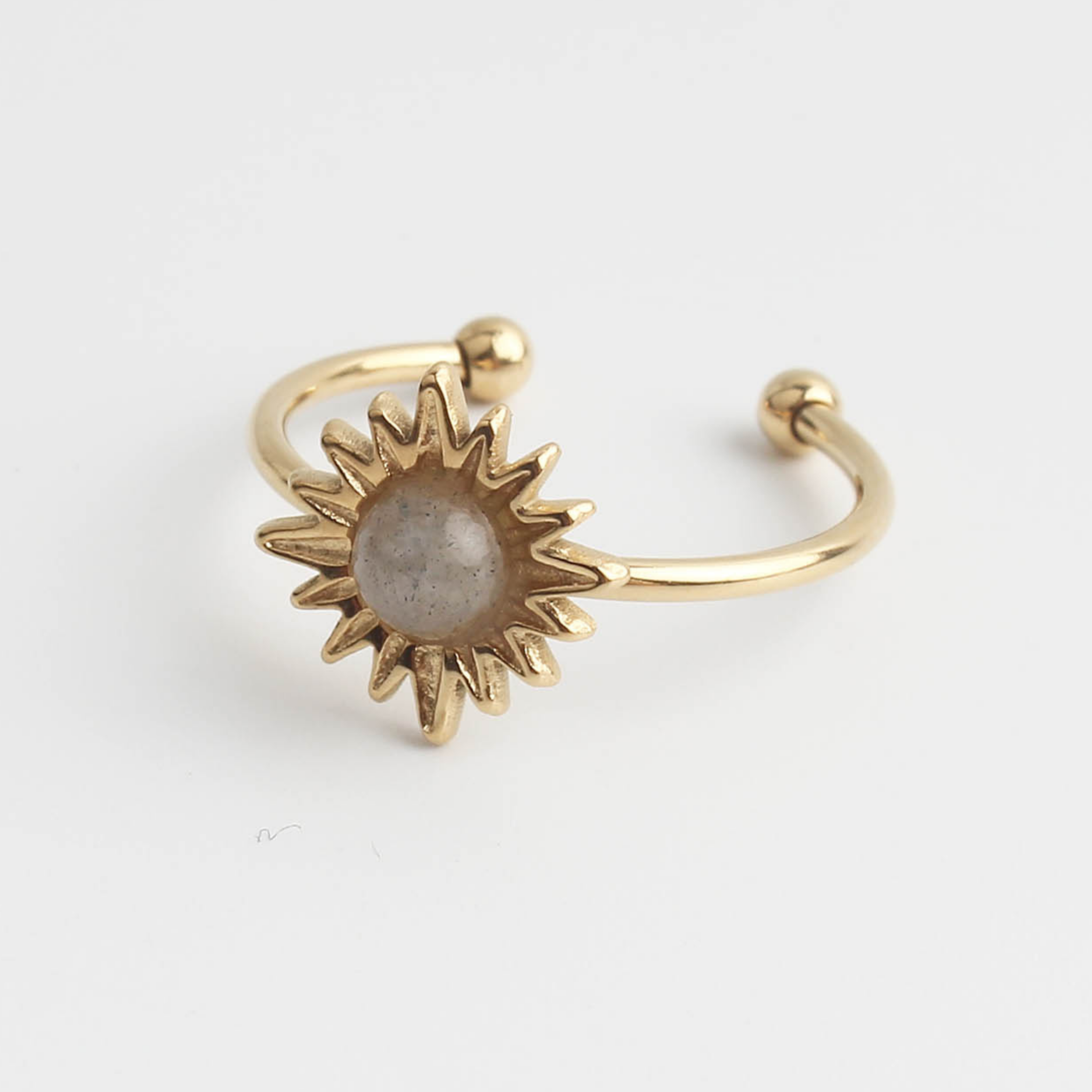 Louelle - Ring - Edelstahl - Verstellbar