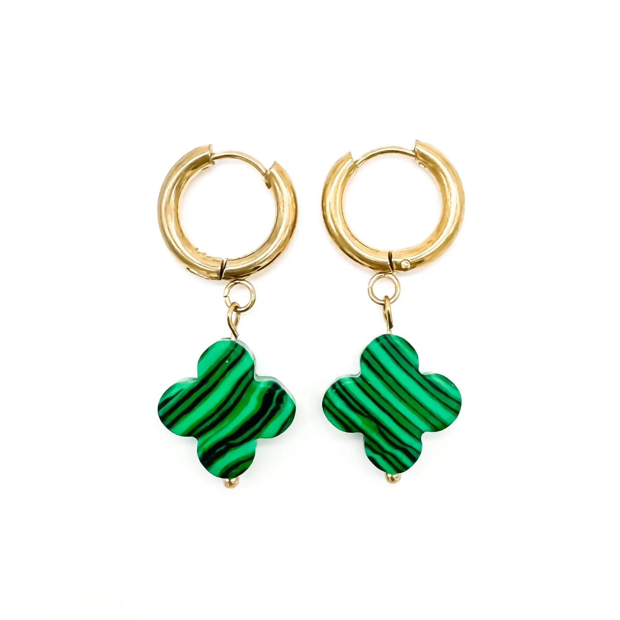 Lucky - Pendientes - Acero inoxidable