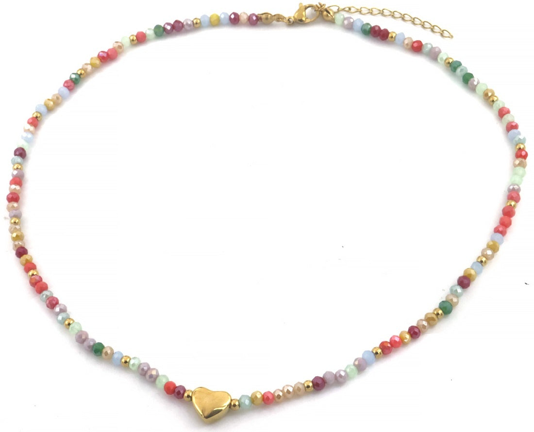 Colorful love - Collar - Acero inoxidable