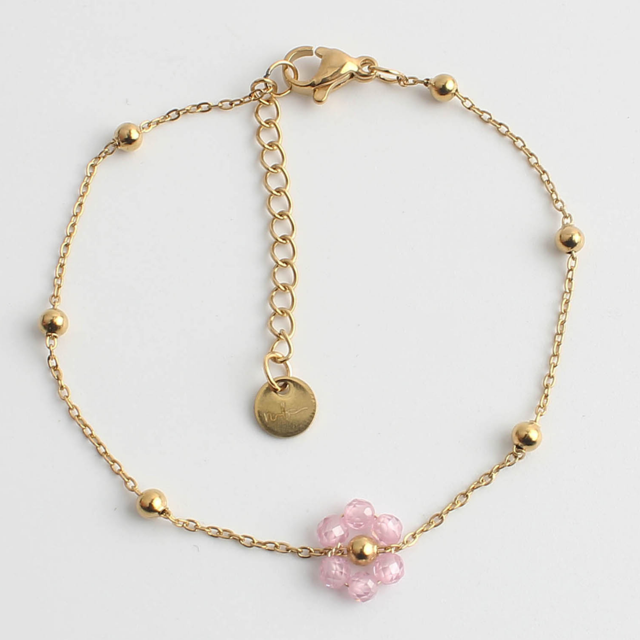 Flor - Pulsera - Acero inoxidable