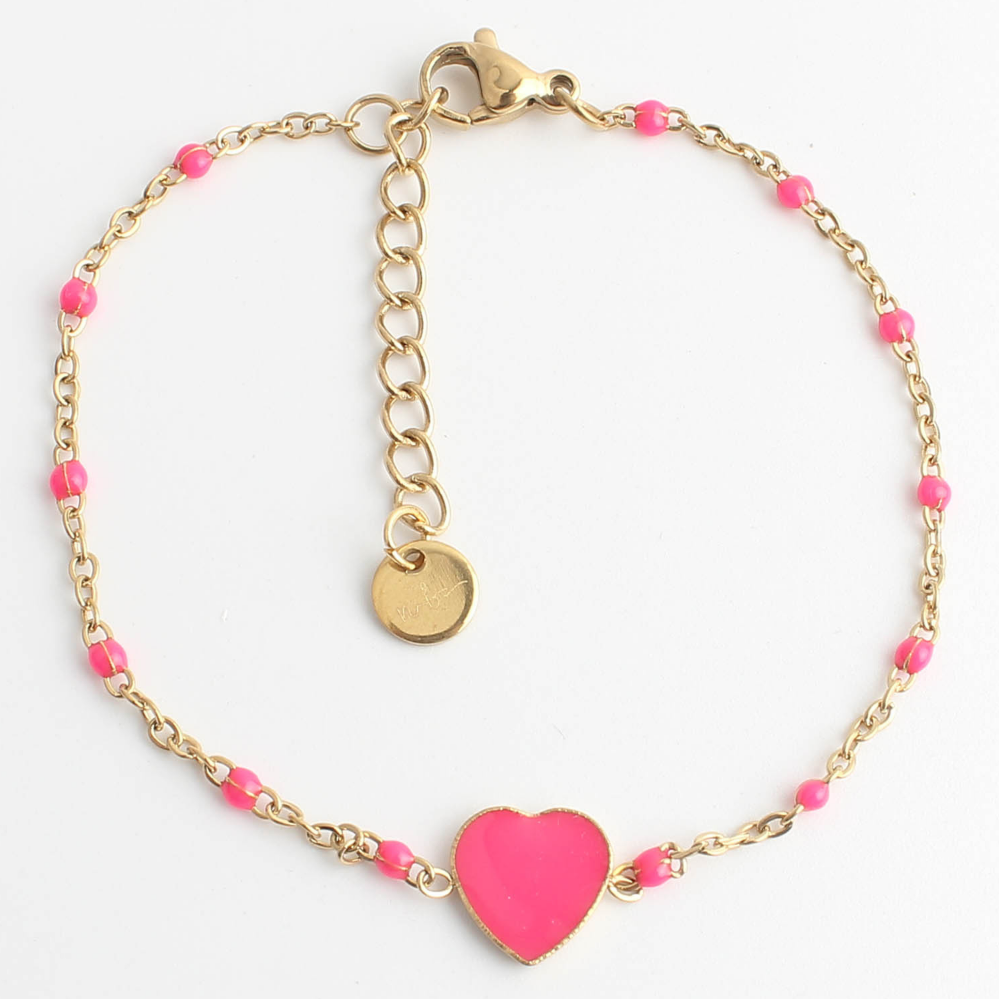 Coeur - Bracelet - Acier inoxydable