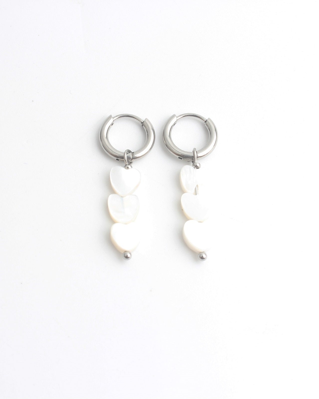 Heart To Heart - Earrings - Stainless Steel